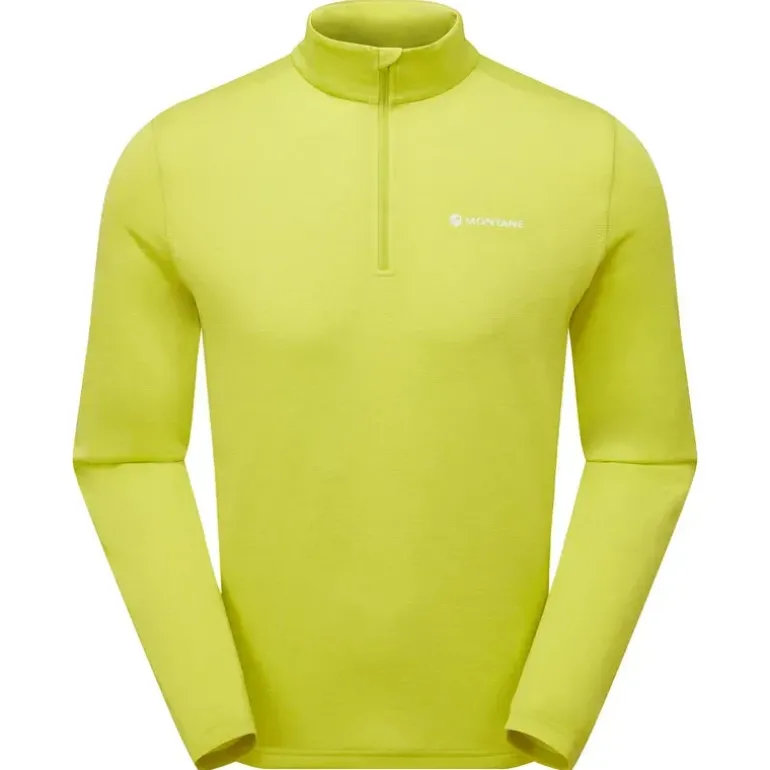 Montane Mens Dart Zip Neck - Citrus Spring