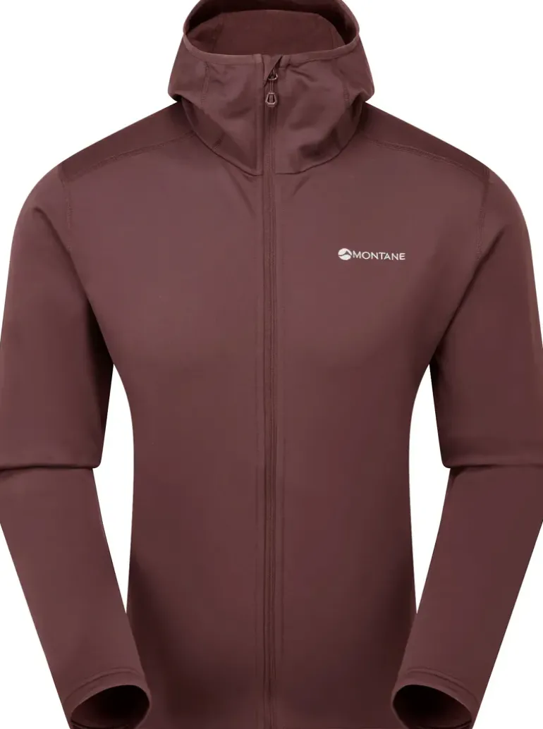 Montane Mens Fury Lite Hoodie - Dark Garnet