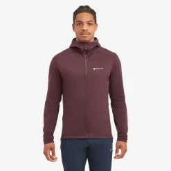 Montane Mens Protium Hoodie - Dark Garnet