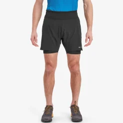 Montane Mens Slipstream Twin Skin Shorts - Black