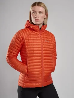 Montane Womens Anti-Freeze Lite Hoodie - Tigerlily