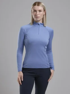Montane Womens Dart Zip Neck - Cornflower