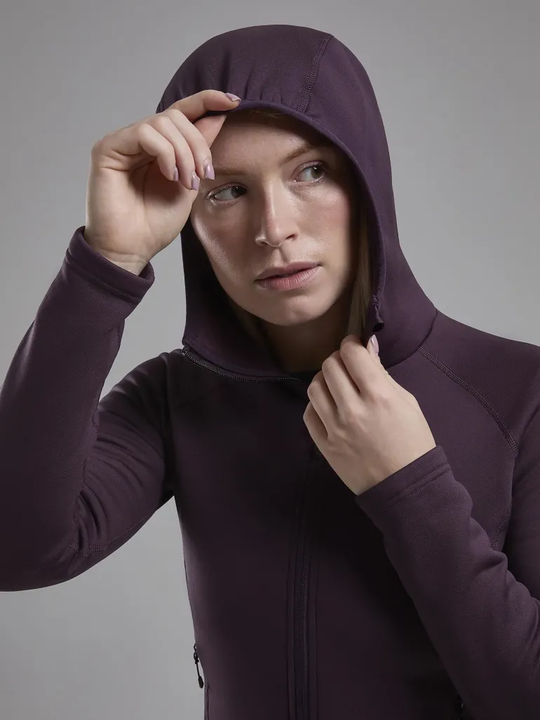 Montane Womens Fury Hoodie - Mulberry