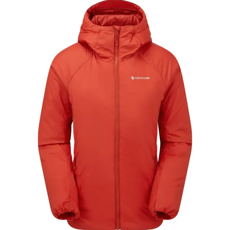 Montane Womens Respond Hoodie - Saffron Red