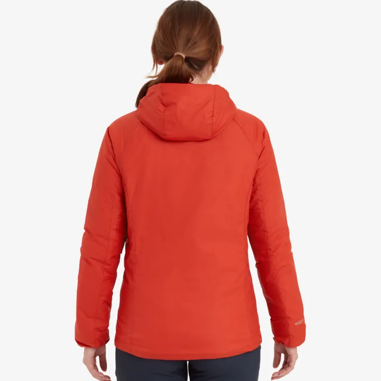 Montane Womens Respond Hoodie - Saffron Red