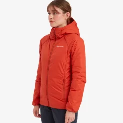 Montane Womens Respond Hoodie - Saffron Red