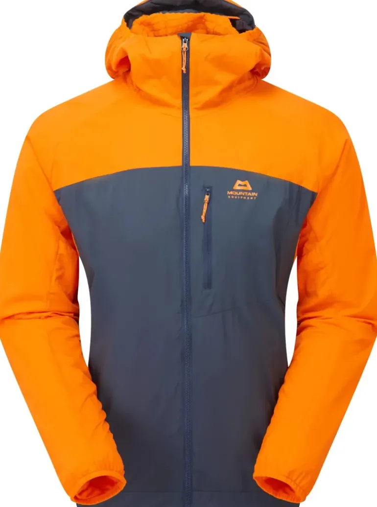Mountain Equipment Mens Aerotherm Jacket - Blue Nights-Ember