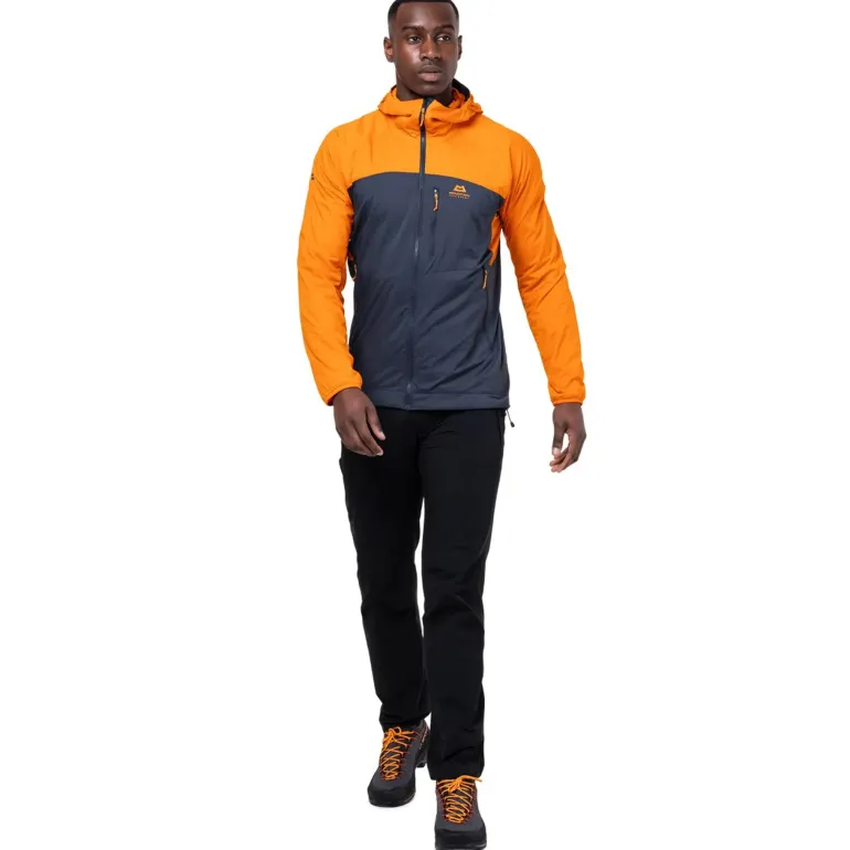 Mountain Equipment Mens Aerotherm Jacket - Blue Nights-Ember