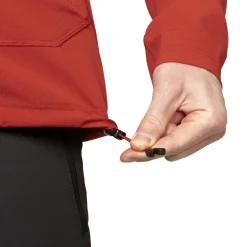 Mountain Equipment Mens Arrow 1/4 Zip - Anvil-Redrock