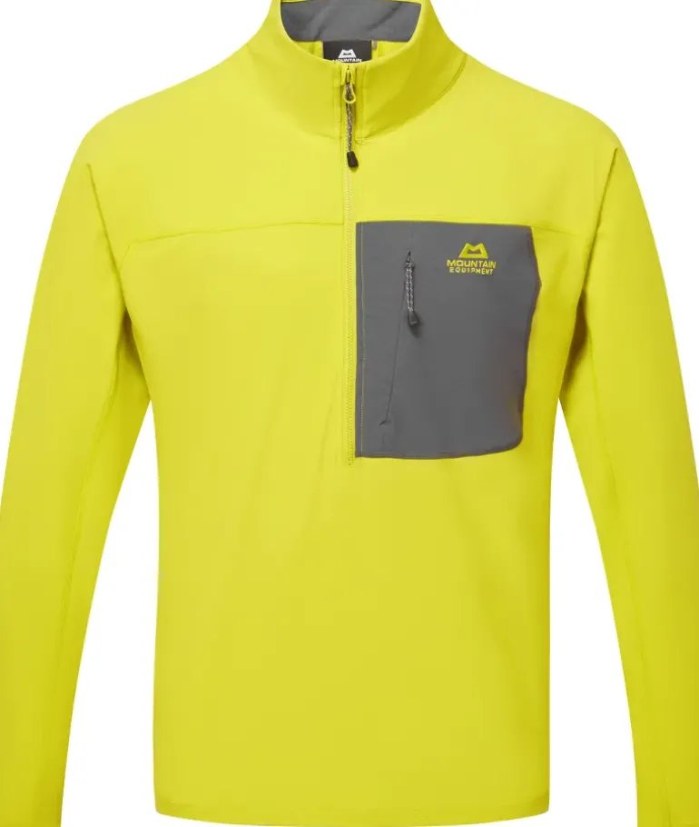 Mountain Equipment Mens Arrow 1/4 Zip - Vine-Anvil Grey