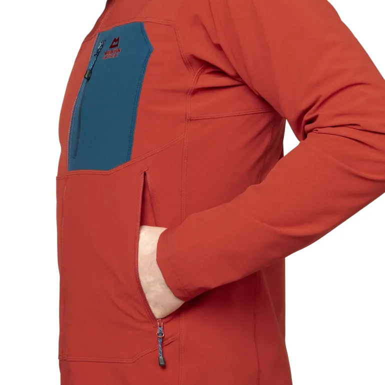 Mountain Equipment Mens Arrow 1/4 Zip - Vine-Anvil Grey