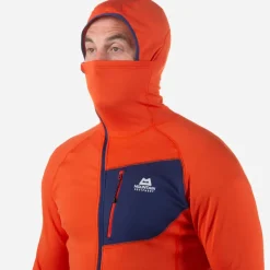 Mountain Equipment Mens Eclipse Hooded Zip-T - Fern