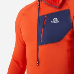 Mountain Equipment Mens Eclipse Hooded Zip-T - Fern