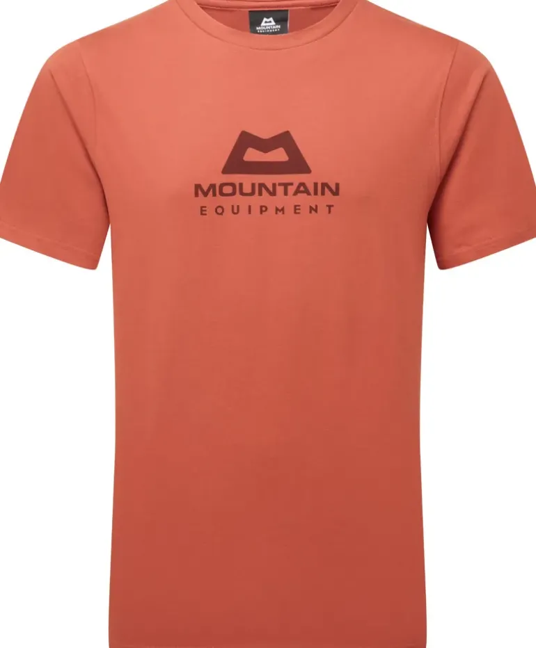 Mountain Equipment Mens Emblem Tee - Etruscan Red