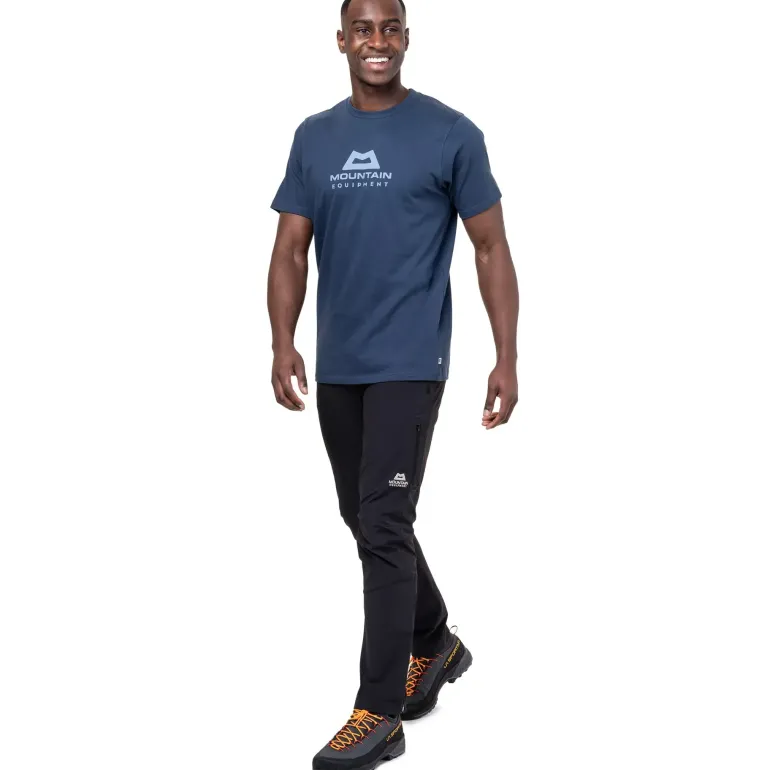 Mountain Equipment Mens Emblem Tee - Heritage Blue