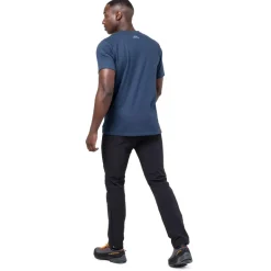 Mountain Equipment Mens Emblem Tee - Heritage Blue