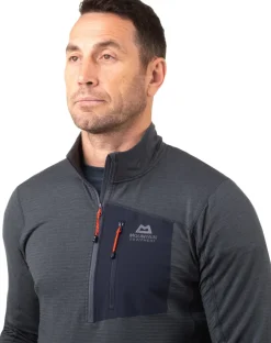 Mountain Equipment Mens Lumiko Zip-T Fleece - Ombre Blue-Cosmos