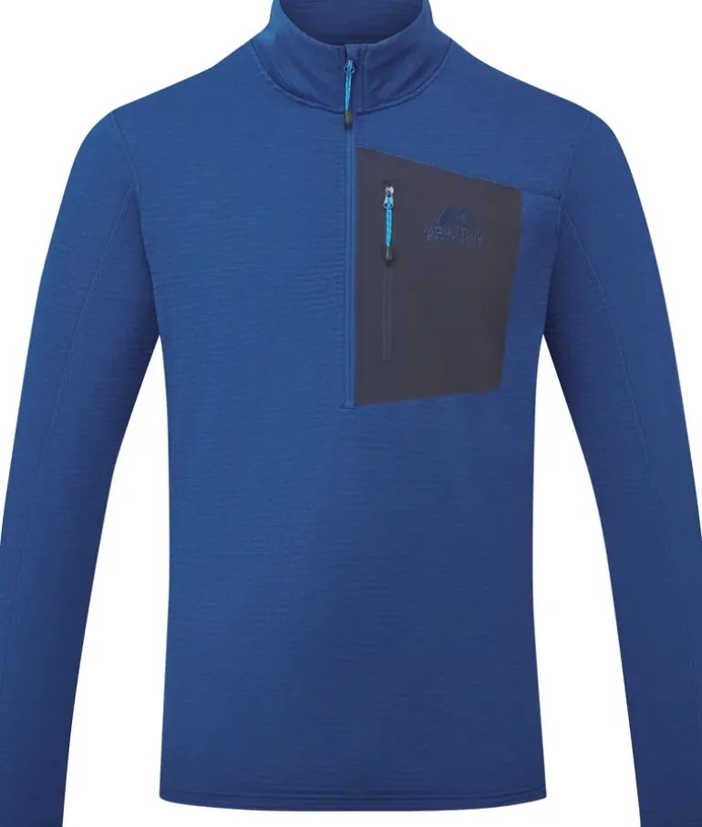 Mountain Equipment Mens Lumiko Zip-T Fleece - Admiral-Cosmos