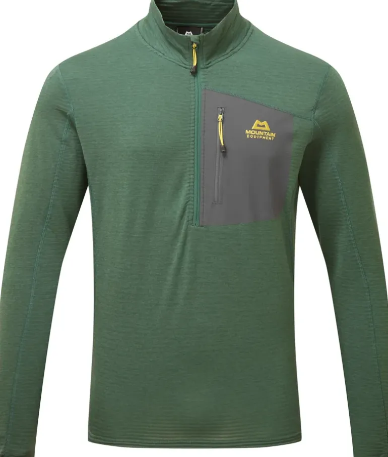 Mountain Equipment Mens Lumiko Zip-T Fleece - Fern-Ombre