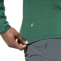 Mountain Equipment Mens Lumiko Zip-T Fleece - Fern-Ombre