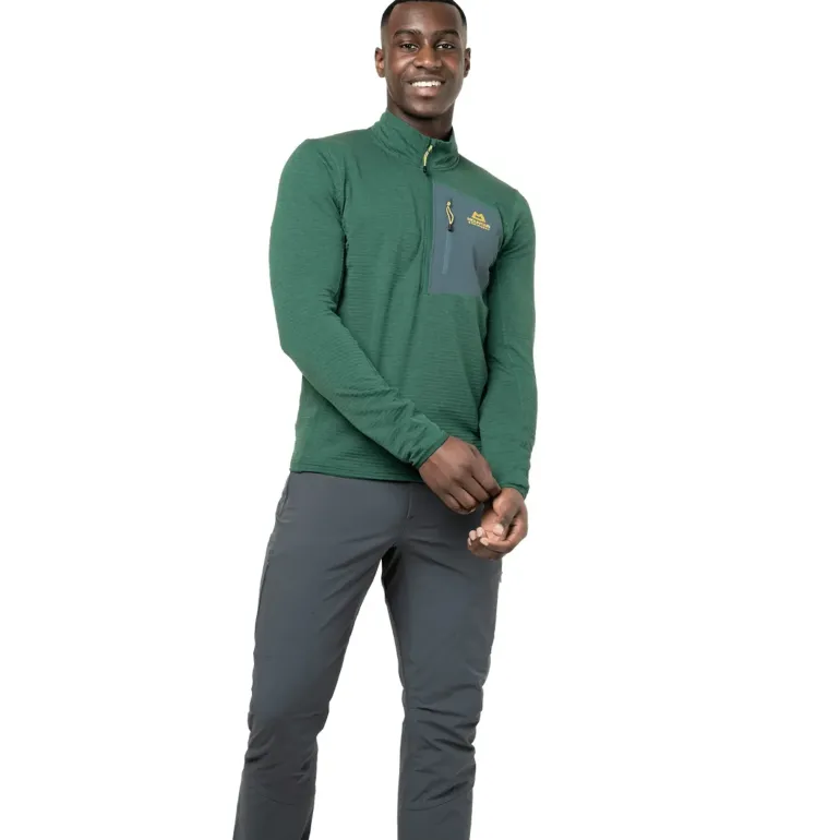Mountain Equipment Mens Lumiko Zip-T Fleece - Merlot-Cardinal