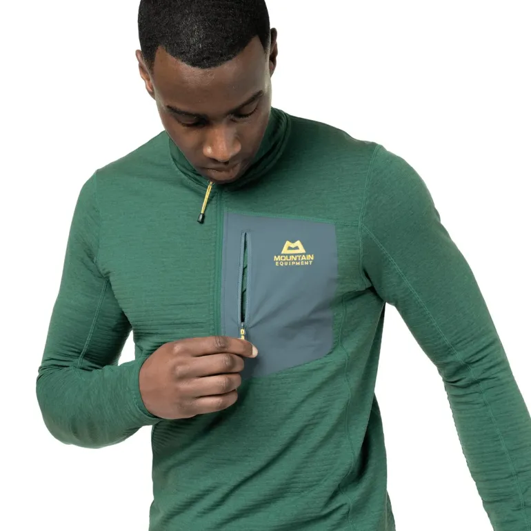 Mountain Equipment Mens Lumiko Zip-T Fleece - Merlot-Cardinal