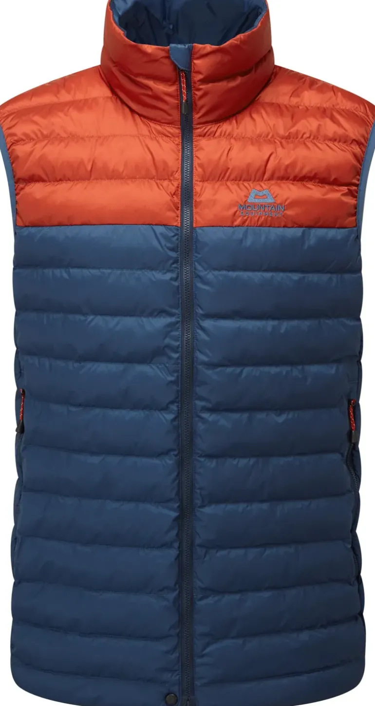 Mountain Equipment Mens Superflux Vest - Dusk-RedRock