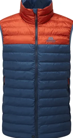 Mountain Equipment Mens Superflux Vest - Dusk-RedRock