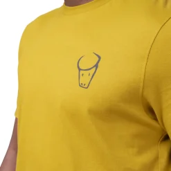 Mountain Equipment Mens Yorik On Wire Tee - Olive Oil