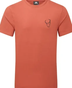 Mountain Equipment Mens Yorik On Wire Tee - Etruscan Red