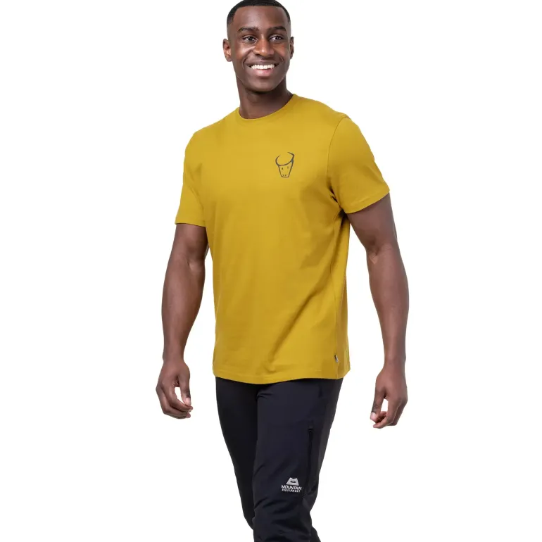 Mountain Equipment Mens Yorik On Wire Tee - Etruscan Red