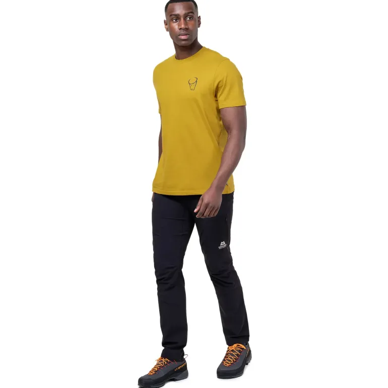 Mountain Equipment Mens Yorik On Wire Tee - Etruscan Red