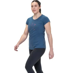 Mountain Equipment Womens Mountain Flower Tee - Aqua