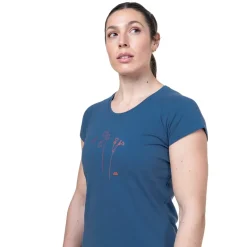 Mountain Equipment Womens Mountain Flower Tee - Aqua