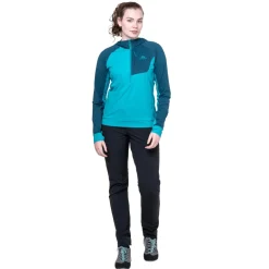Mountain Equipment Womens Aiguille Hooded Top - Topaz-Majolica