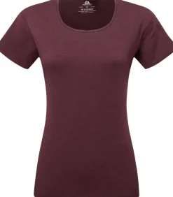 Mountain Equipment Womens Tempi Tee - Raisin