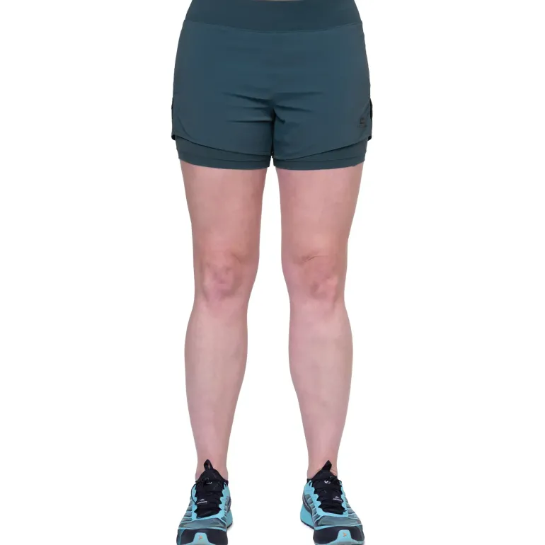 Mountain Equipment Womens Dynamo Twin Shorts - Bluefin