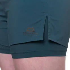 Mountain Equipment Womens Dynamo Twin Shorts - Bluefin