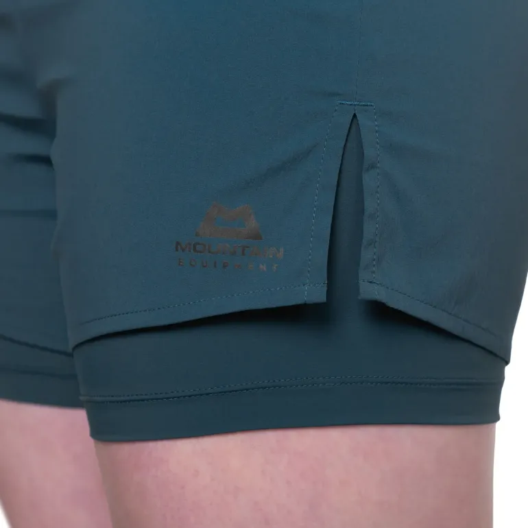 Mountain Equipment Womens Dynamo Twin Shorts - Bluefin