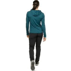Mountain Equipment Womens Glace Hooded Top - Aqua