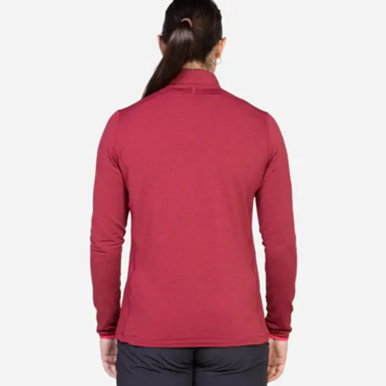 Mountain Equipment Womens Lumiko Zip T - Amethyst-Medieval