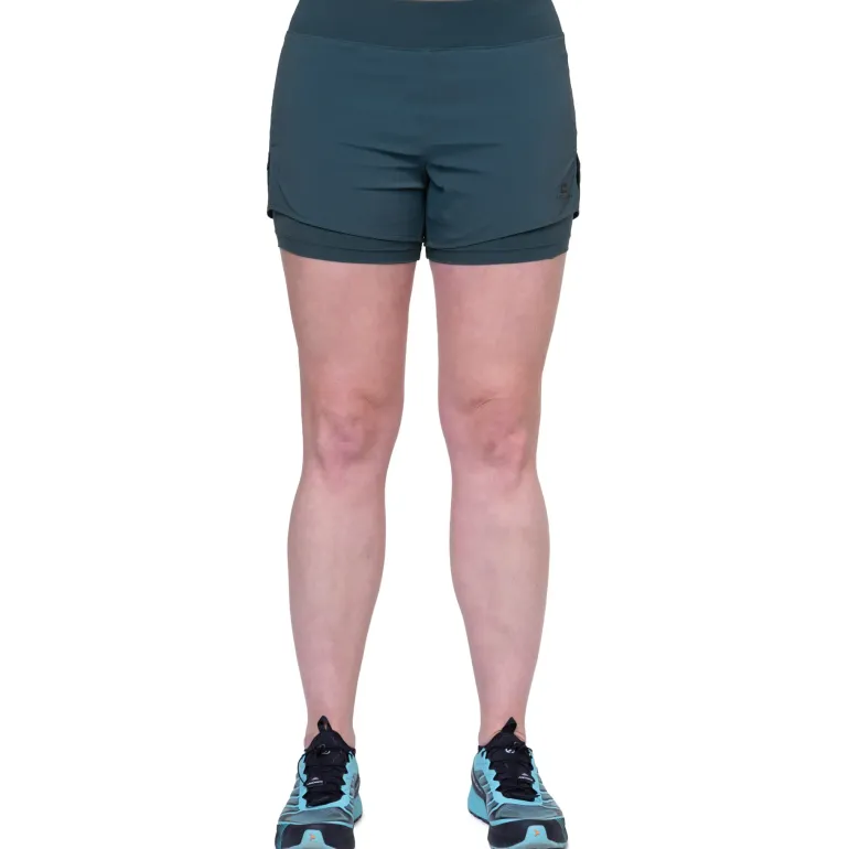Mountain Equipment Womens Dynamo Twin Shorts - Majolica Blue