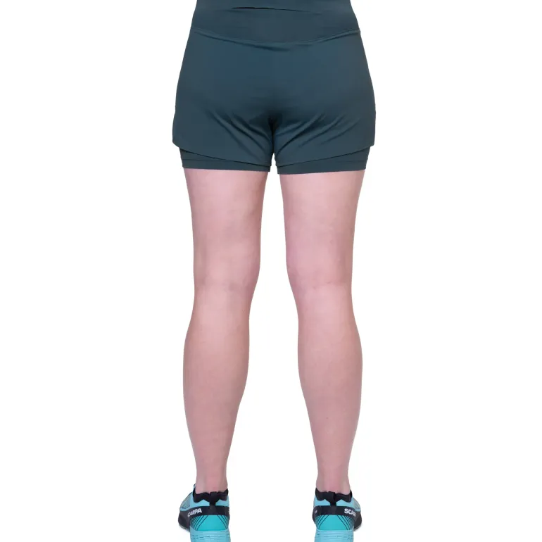 Mountain Equipment Womens Dynamo Twin Shorts - Majolica Blue