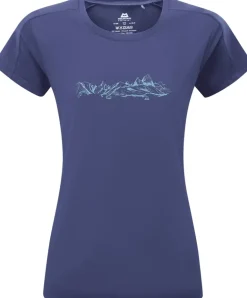 Mountain Equipment Womens Headpoint Skyline Tee - Amethyst