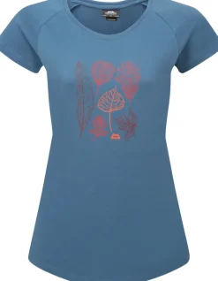 Mountain Equipment Womens Leaf Tee - Stellar Blue