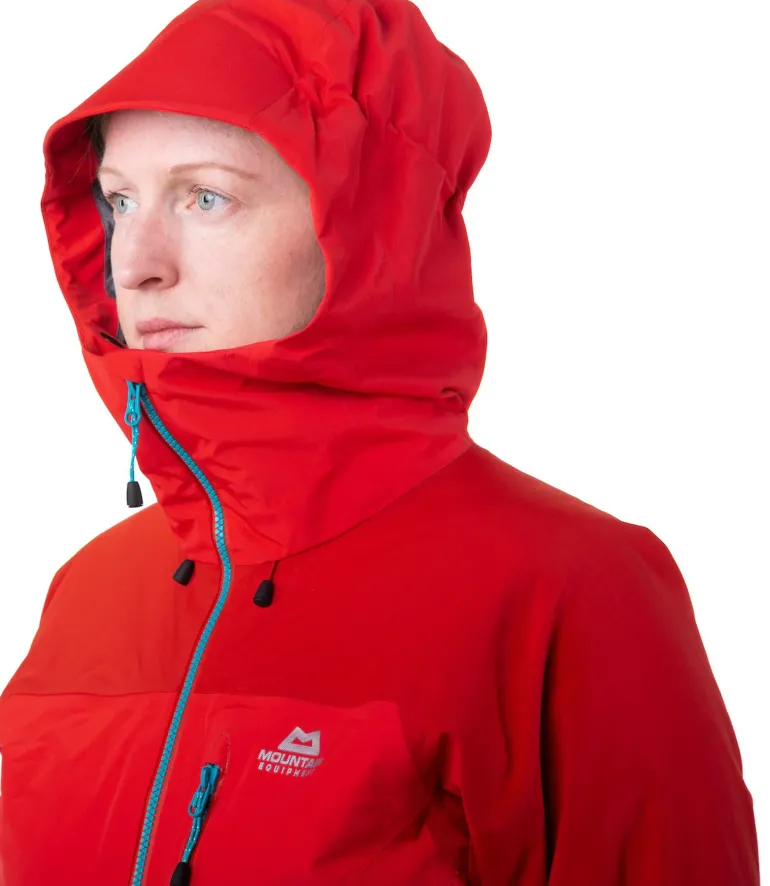 Mountain Equipment Womens Manaslu Jacket - Imperial Red-Crimson