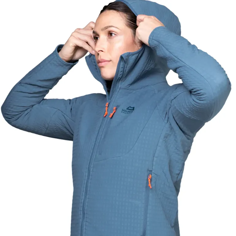 Mountain Equipment Womens Shroud Hooded Jacket - Cosmos