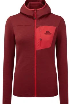 Mountain Equipment Womens Lumiko Hooded Jacket - Rhubarb-Capsicum