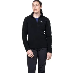 Mountain Equipment Womens Micro Zip-T Fleece - Black