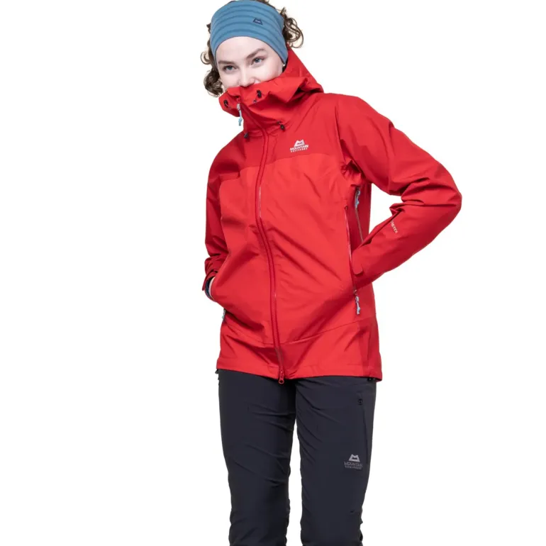Mountain Equipment Womens Saltoro Jacket - Imperial Red-Crimson